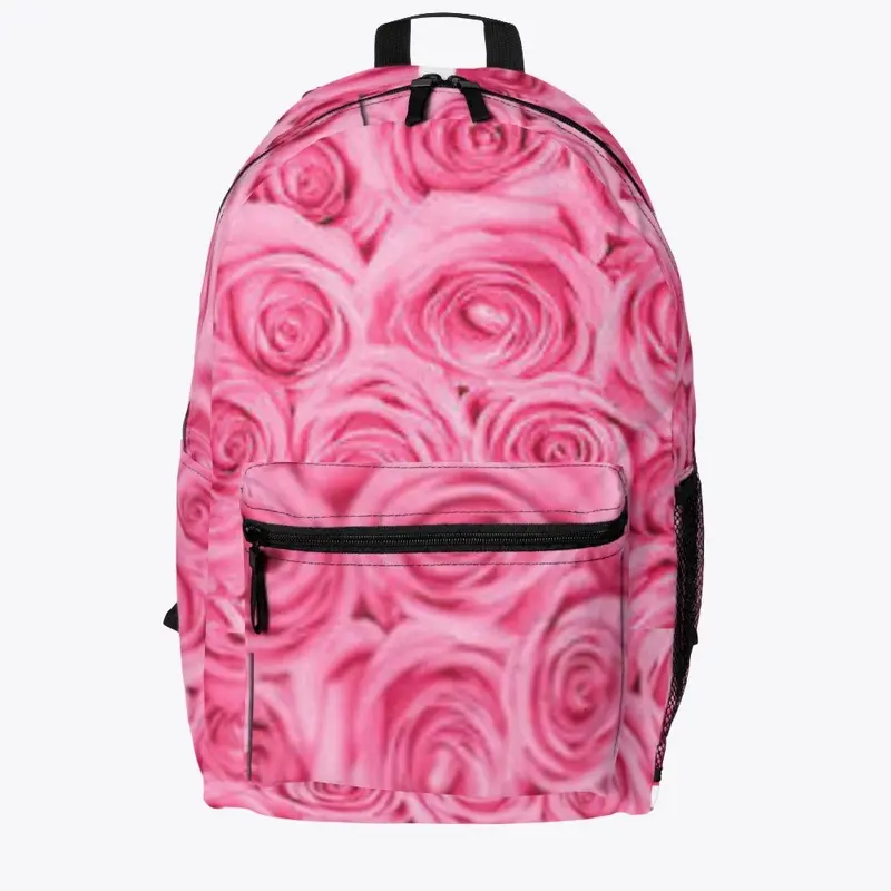 Back pack with flower print